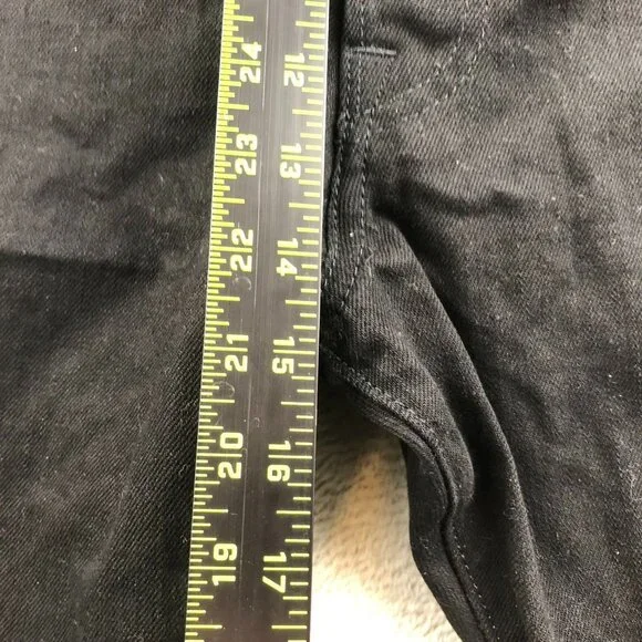 Levi's Men Jeans Size 46x29 501 Original Fit Straight Black Denim Classic Casual - Picture 6 of 12